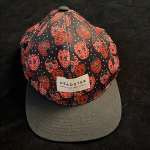 Headster kids hat 52cm raspberry/strawberries